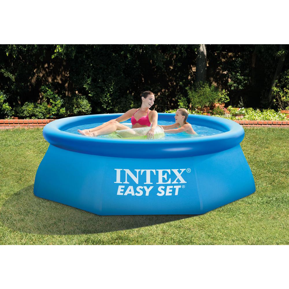 inflating intex pool