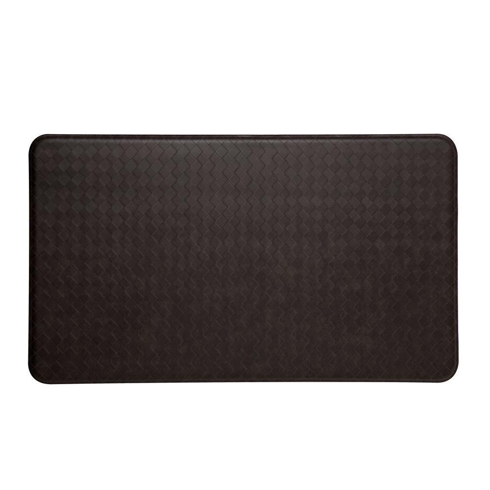 Imprint Comfort Mat Nantucket Espresso 20 In X 36 In Anti