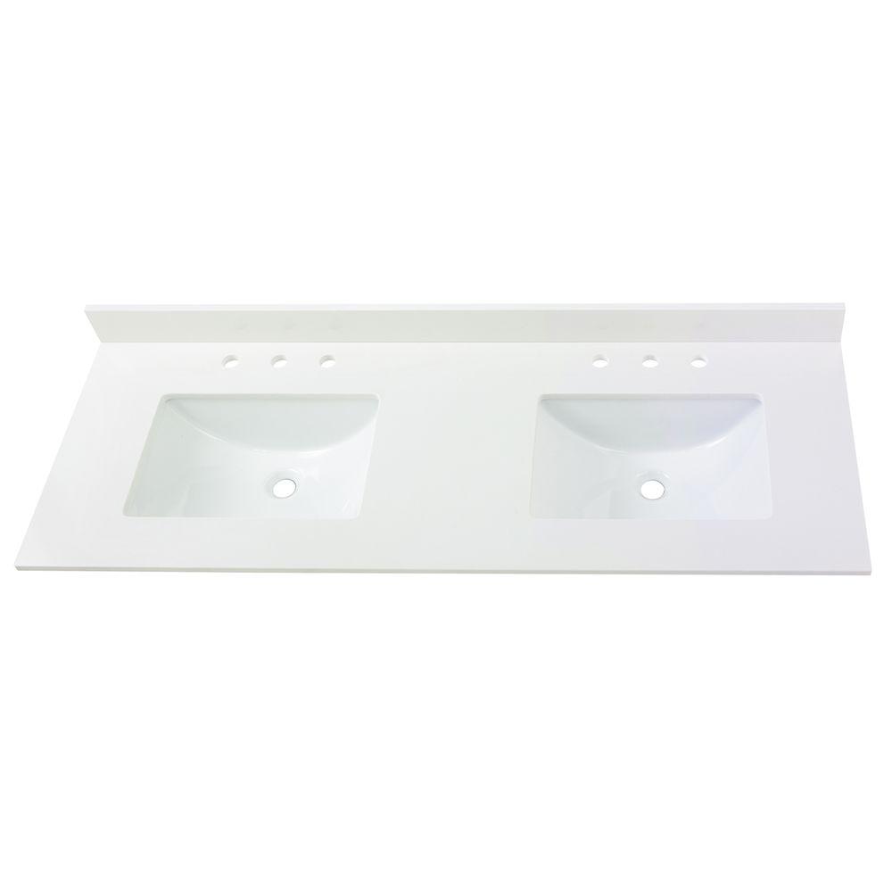 Double Sink Bathroom Vanity Tops Bathroom Vanities The Home