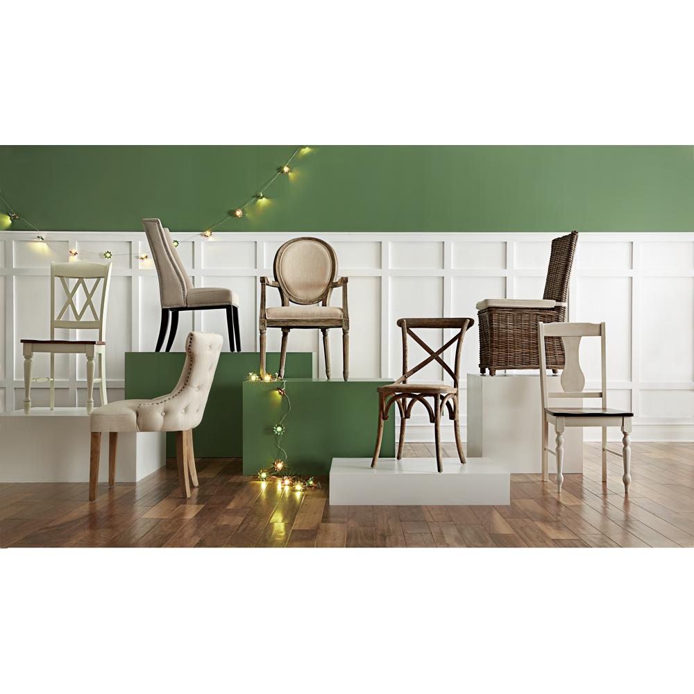 7 Linon Home Decor Hyde Ash Grey Wood Dining Chair 7 Linon Home Decor Hyde Ash Grey Wood Dining Chair