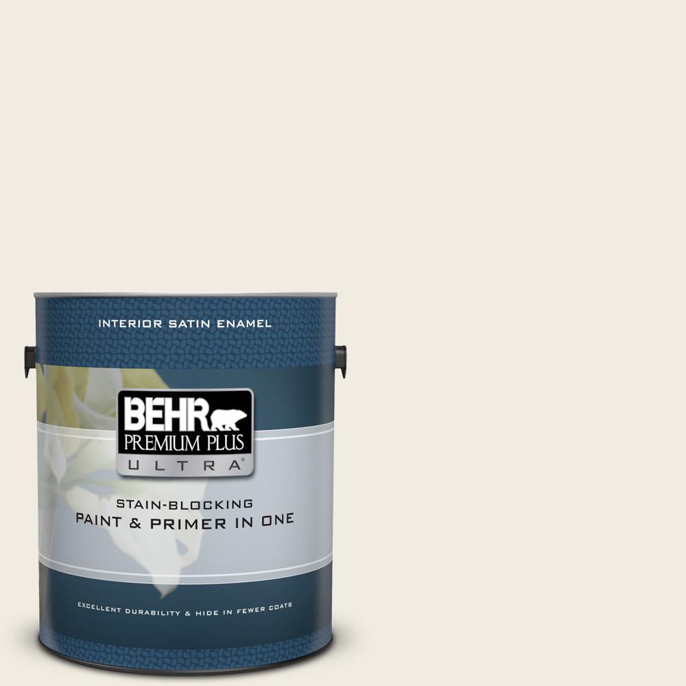 BEHR Premium Plus Ultra 1 Gal 12 Swiss Coffee Satin Enamel Interior   Swiss Coffee Behr Premium Plus Ultra Paint Colors 775001 64 1000 