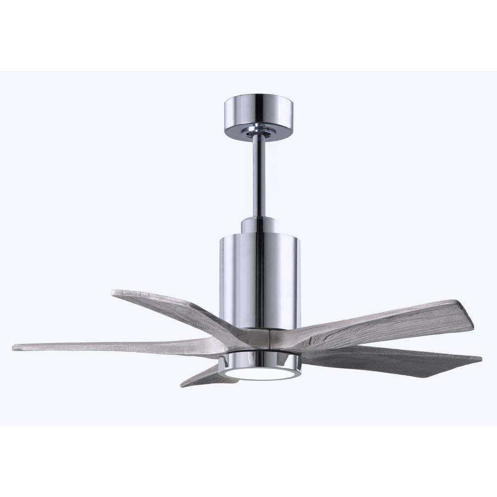 Atlas Patricia 42 In Led Indoor Outdoor Damp Polished Chrome