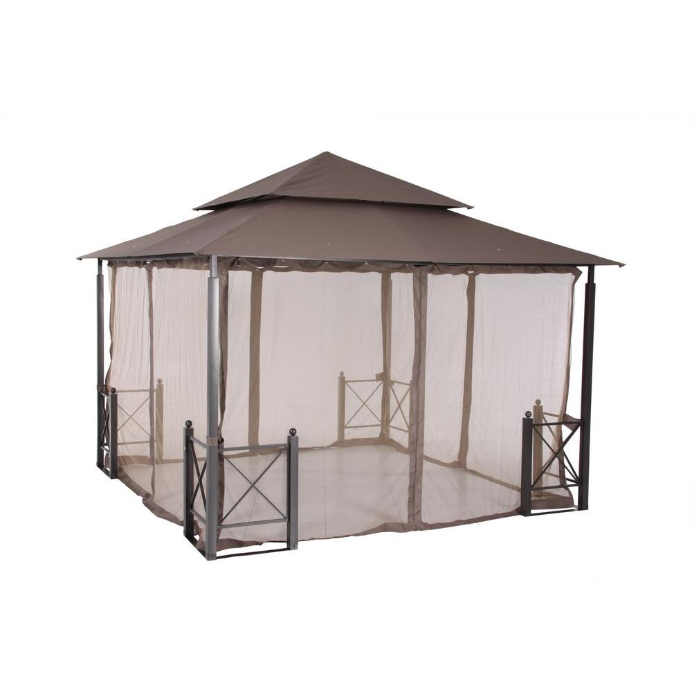 GTIN 848681003848 product image for Hampton Bay Replacement Netting Outdoor Patio for 12 ft. x 12 ft. Harbor Gazebo, | upcitemdb.com