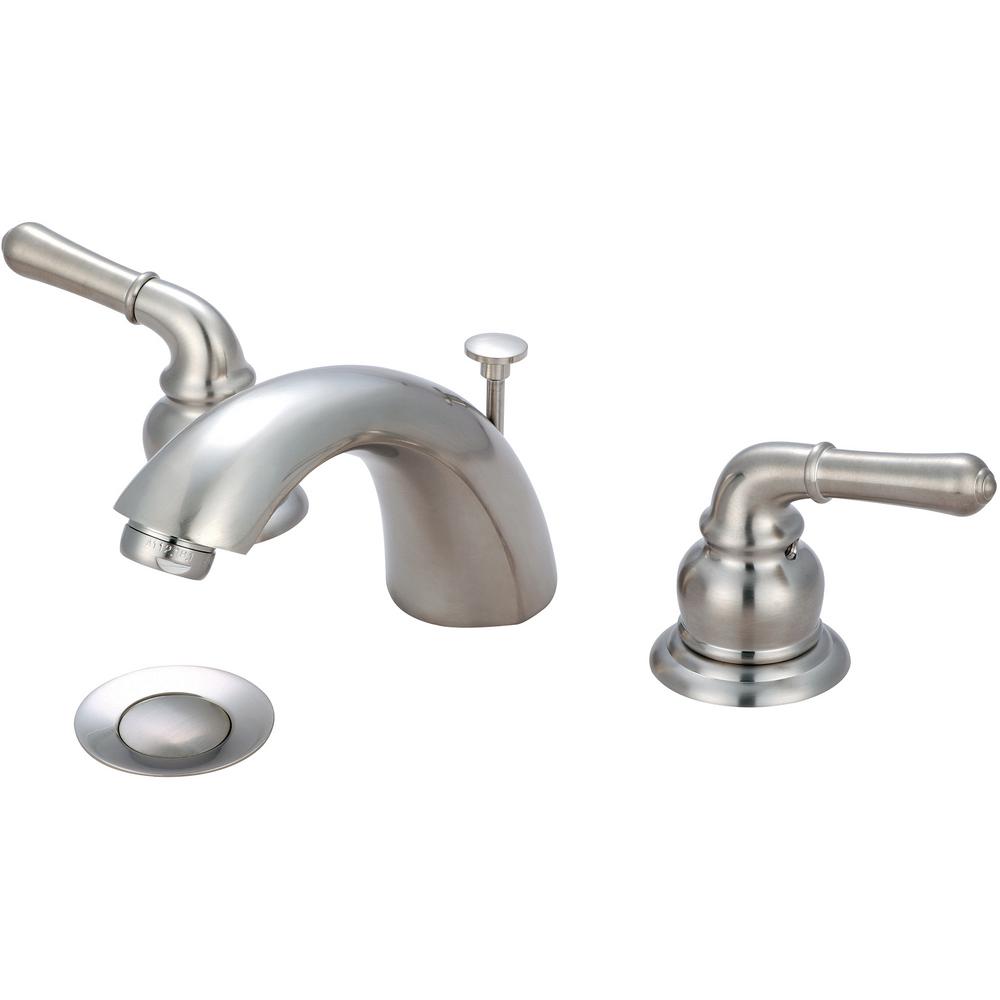 Olympia Faucets Accent 8 in. Widespread 2Handle LowArc Bathroom