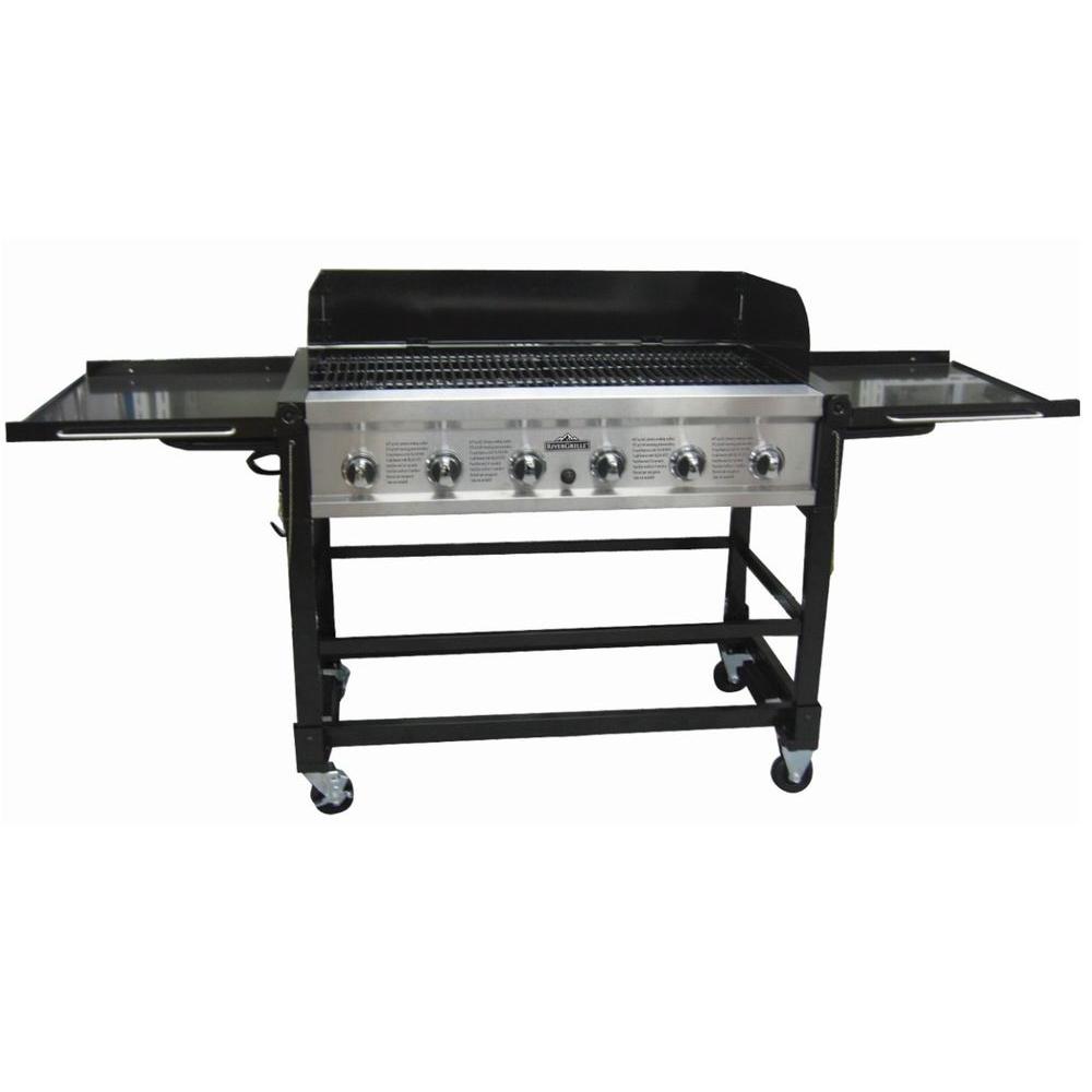 RiverGrille Chuck Wagon 6-Burner Event Propane Gas Grill by RiverGrille