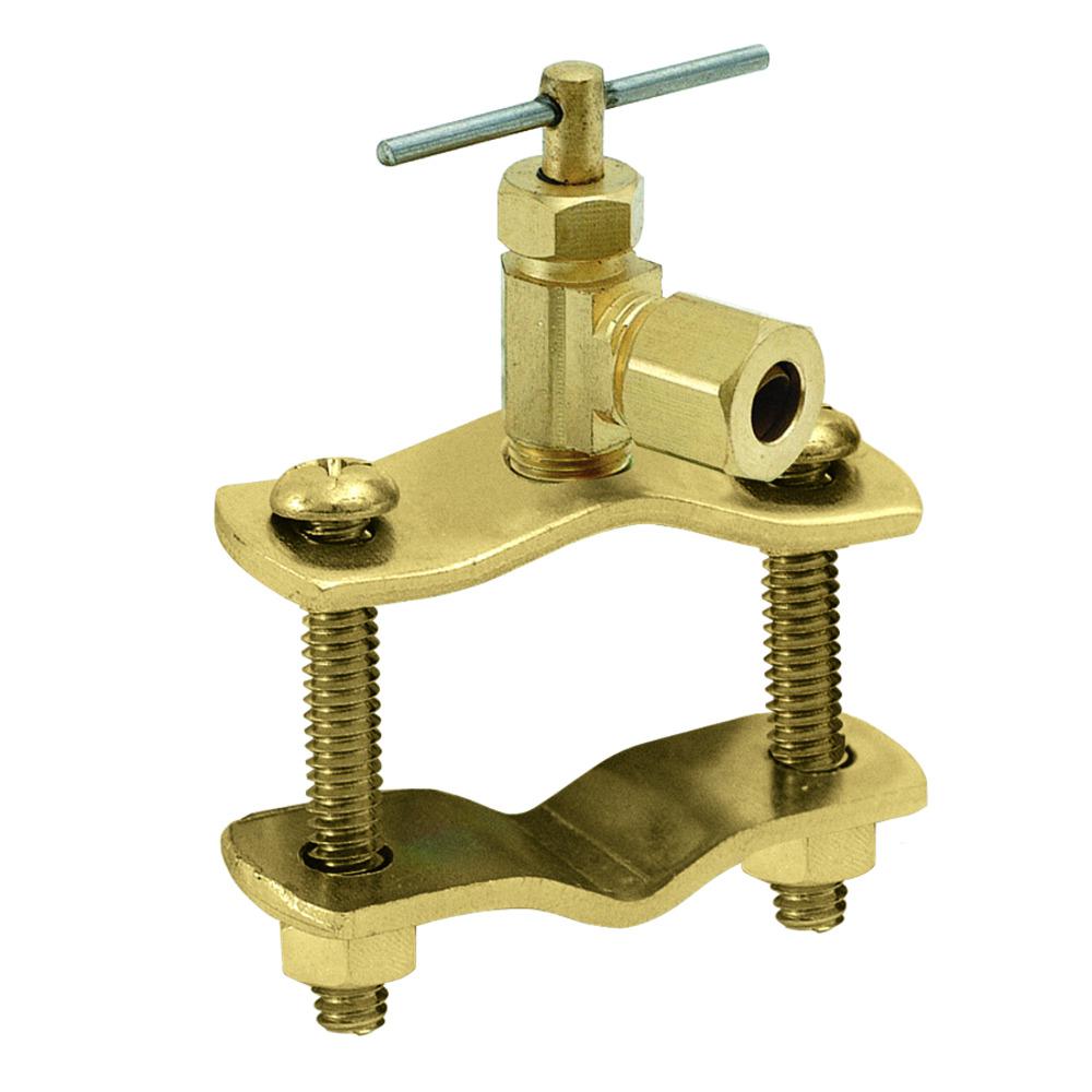 Eastman 1/2 in. OD Brass SelfPiercing Saddle Valve65801LF The Home