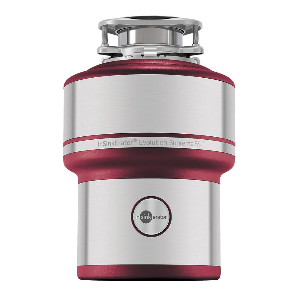 Insinkerator Evolution Cover Control Plus 3 4 Hp Batch Feed Garbage Evolution Supreme Stainless Steel 1 Hp Continuous Feed Garbage Disposal