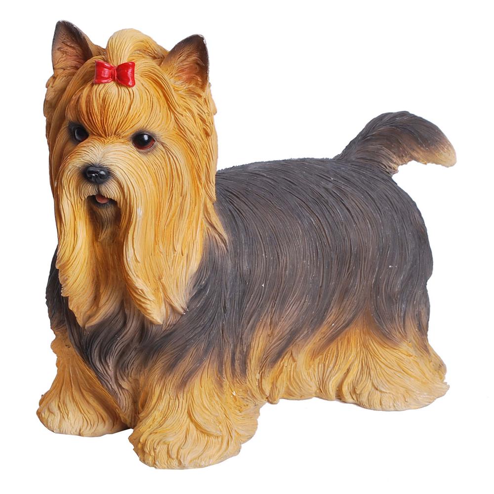 Hi Line Gift Yorkshire Terrier Statue 87802 The Home Depot Hi Line Gift Yorkshire Terrier Statue