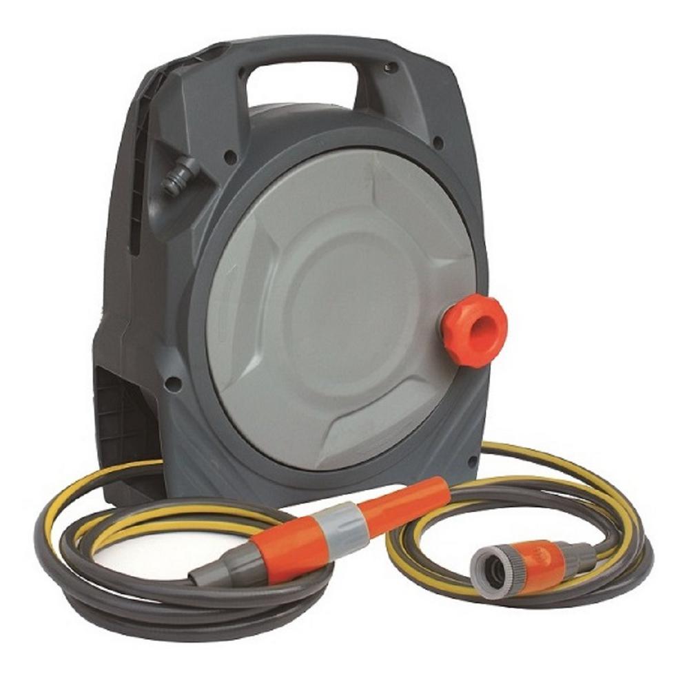 Gartenkraft 33 ft. Portable Garden Hose Handy Reel Included With Hose