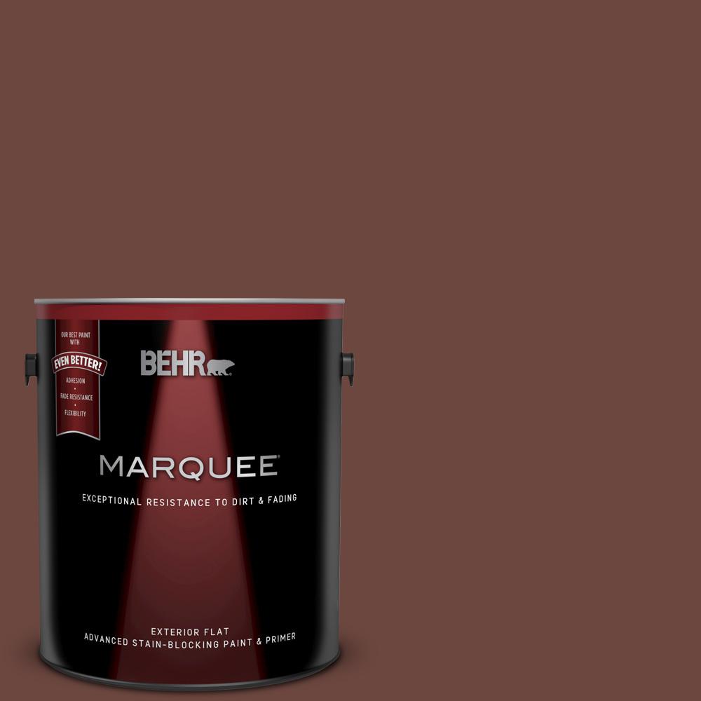 Behr Marquee 1 Gal Ppu3 19 Moroccan Henna Flat Exterior Paint And Ppu3 19 Moroccan Henna Flat Exterior Paint And Primer In One