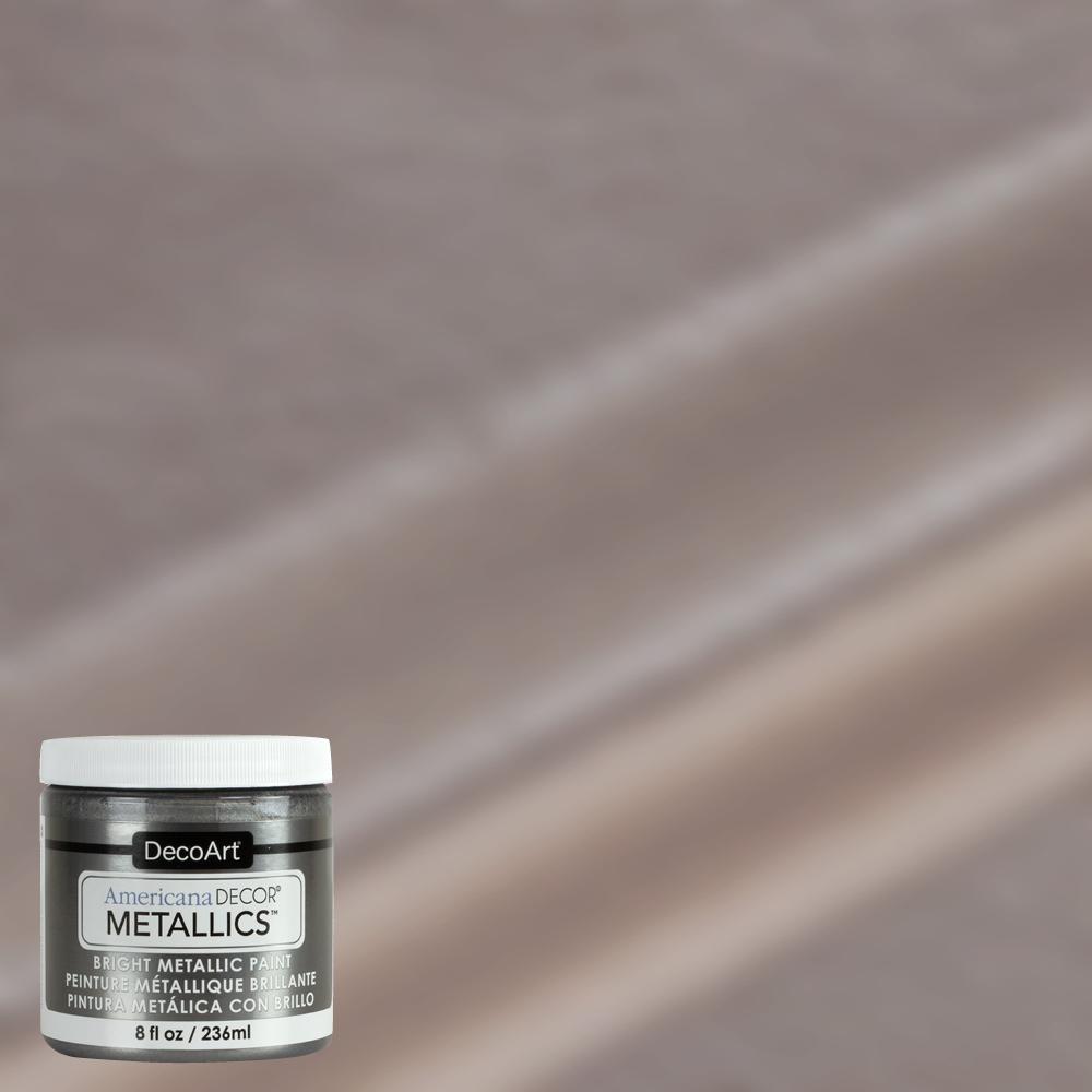 Americana Decor 8 oz. Metallic Rose Gold PaintADMTL0398 The Home Depot