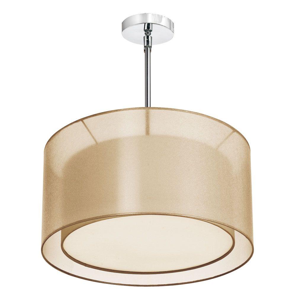 Filament Design Catherine 3 Light Ceiling Polished Chrome Incandescent Chandelier