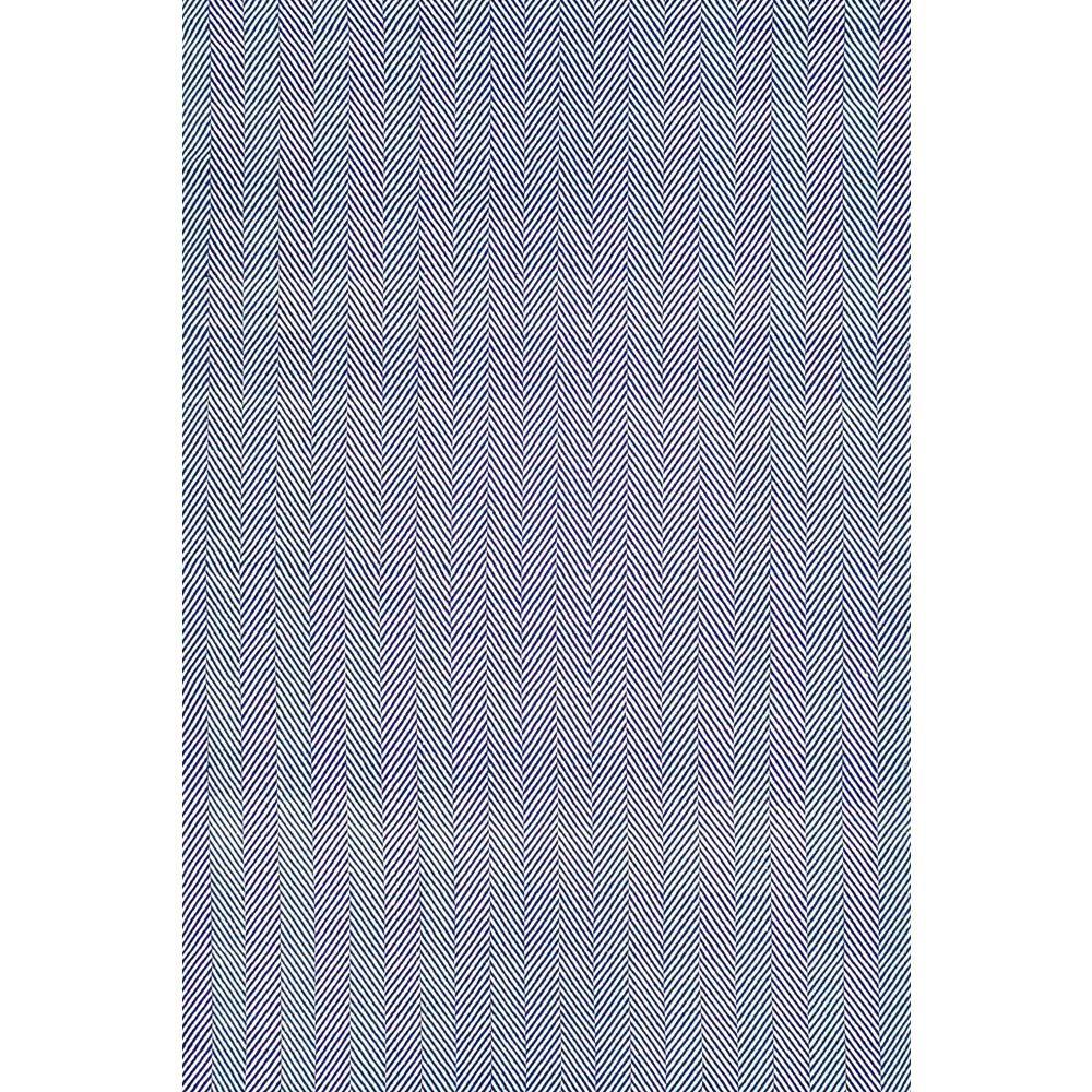 nuLOOM Herringbone Cotton Navy 8 ft. x 10 ft. Area Rug-HMCO4A-8010 ...