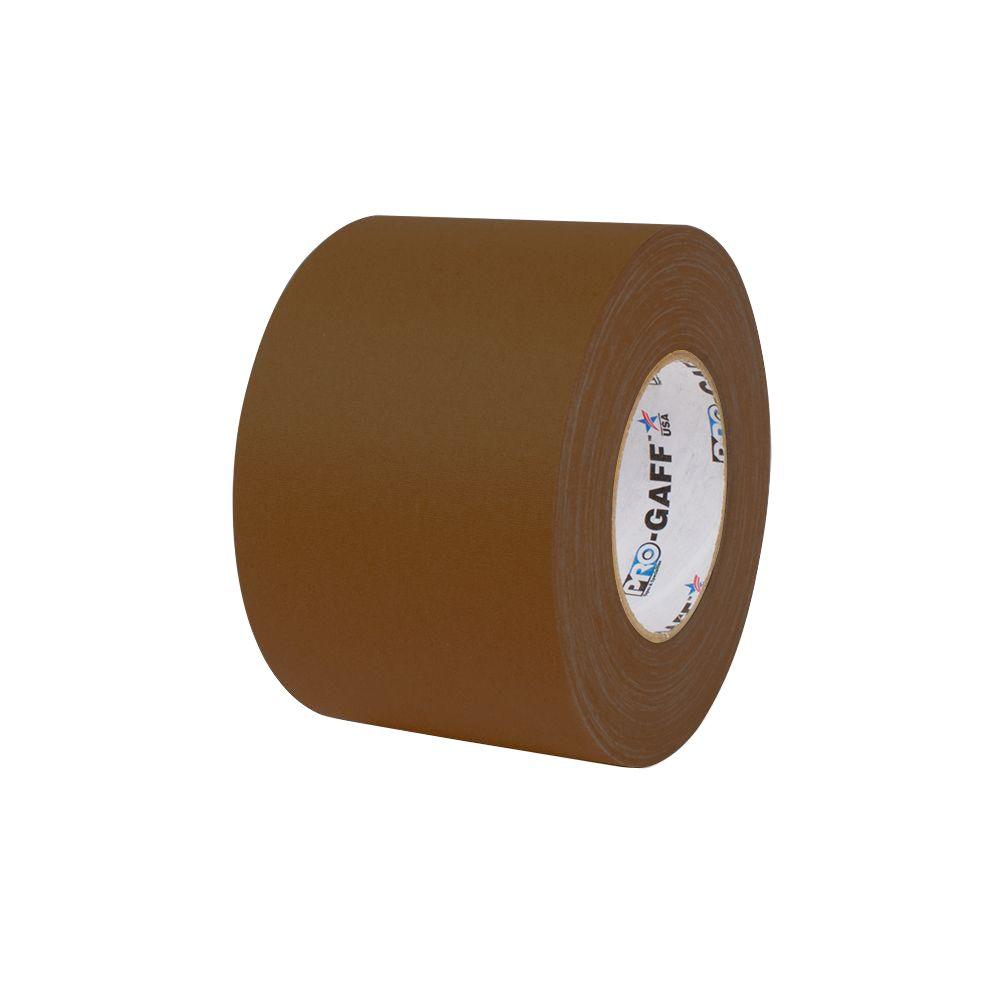 Pratt Retail Specialties 4 in. x 55 yds. Brown Gaffer Industrial Vinyl