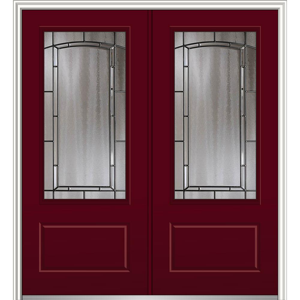 Red - Double Door - Front Doors - Exterior Doors - The Home Depot