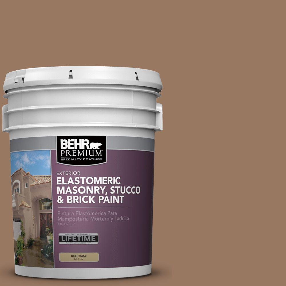 BEHR Premium 5 gal. Elastomeric Masonry, Stucco and Brick Paint ... BEHR Premium 5 gal. Elastomeric Masonry, Stucco and Brick Paint ...