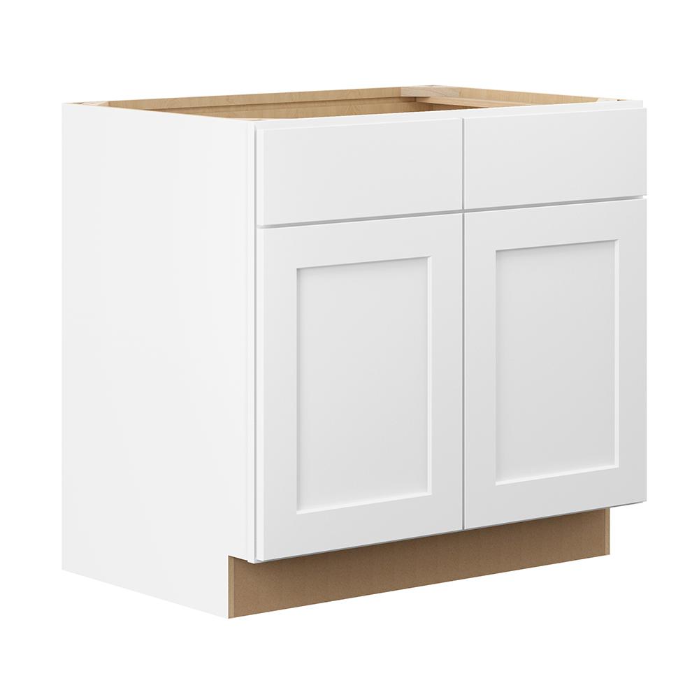 Hampton Bay Shaker Ready To Assemble 33 in. W x 34.5 in. H x 24 in. D x