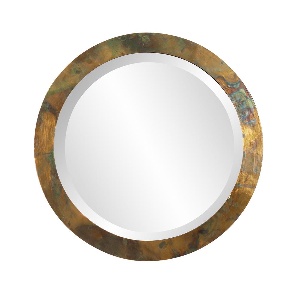 small round mirror