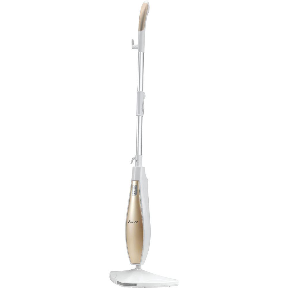 Salav Led Performance Series Steam Mop In White And Gold Stm 402