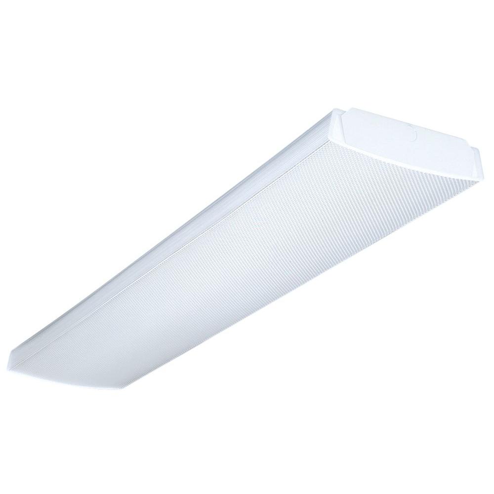 Lithonia Lighting 4 Ft 32 Watt T8 White Wraparound Light Lb 4 32