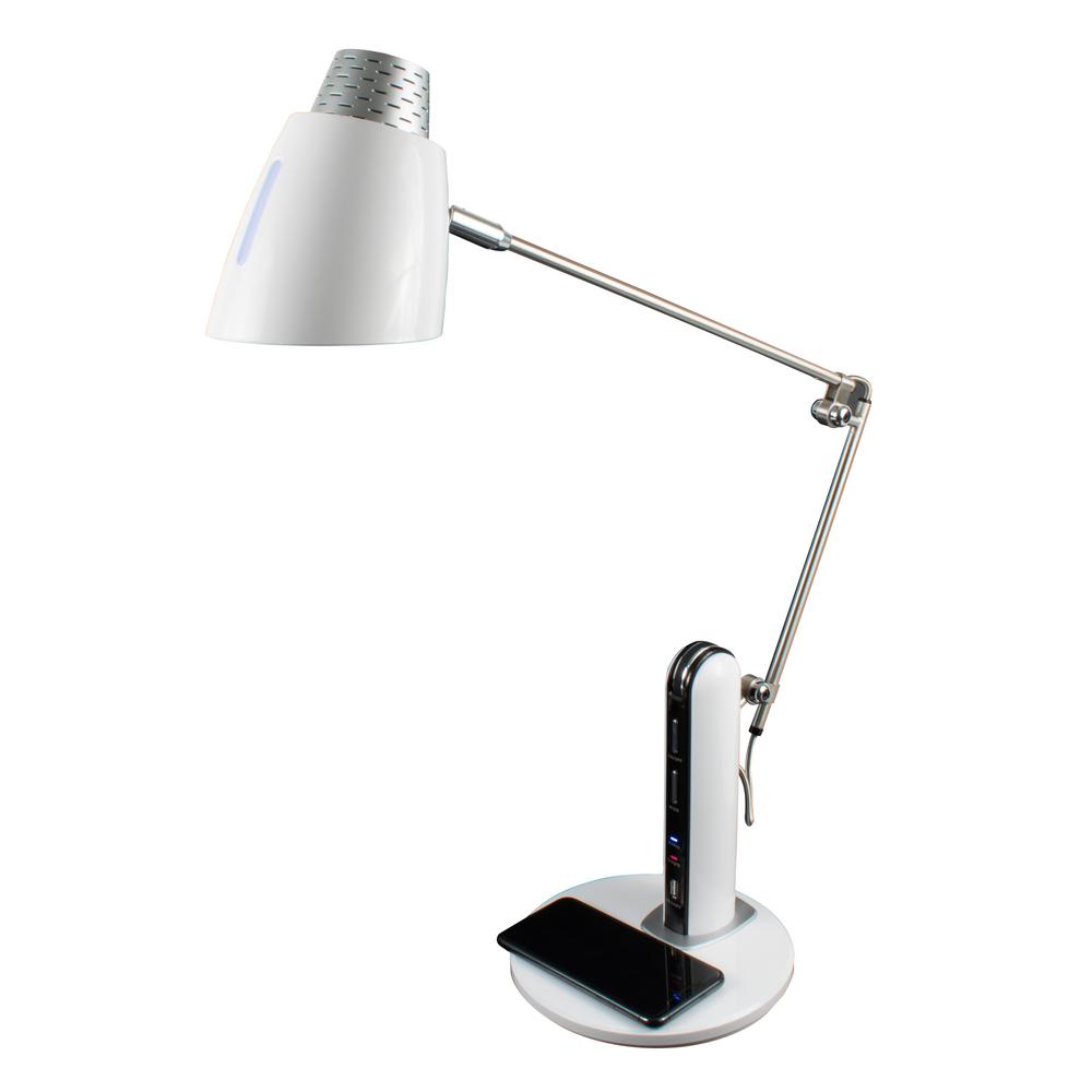 study lamp with clock