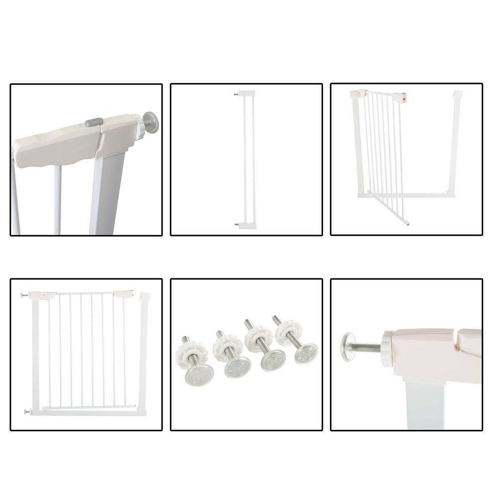 pressure mounted walk through pet gate
