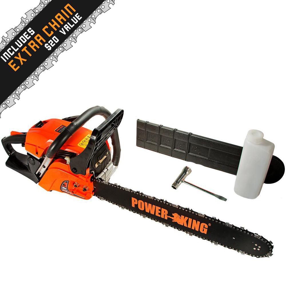 Power King 16 In 45cc Gas Chainsaw With Antivibe System