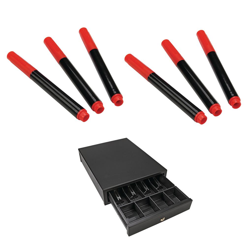 Royal Mcd100 Portable Cash Drawer With Bd3 Counterfeit Detector