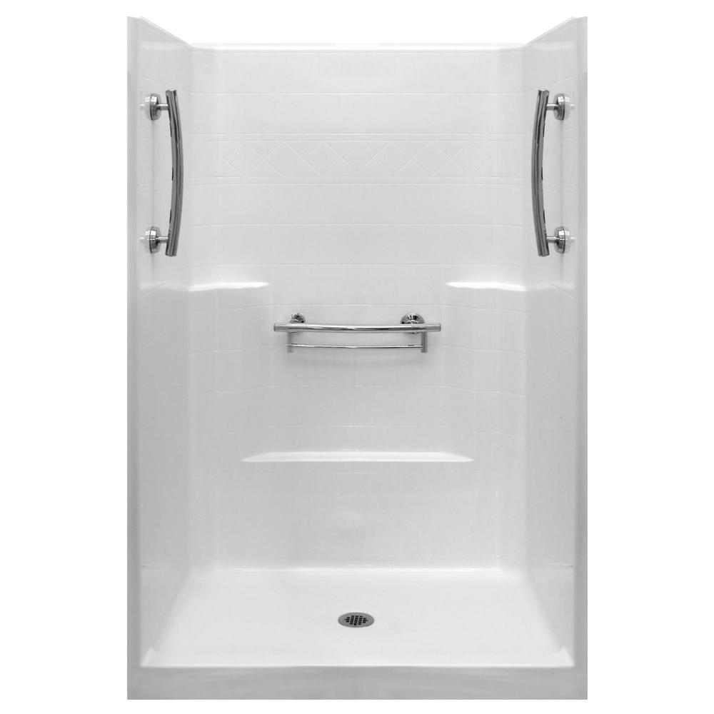 32 Shower Stalls Kits Showers The Home Depot Imperial 42 In X 80 1 Piece Low