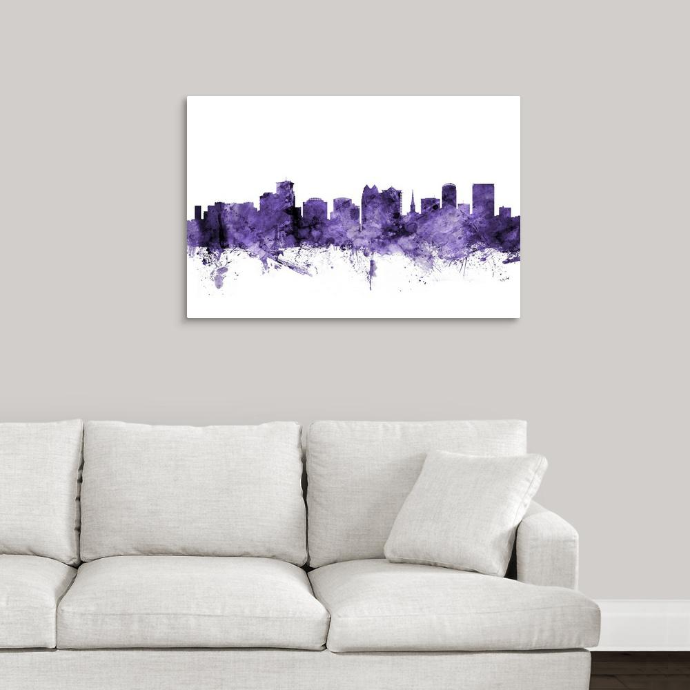 Greatcanvas Orlando Florida Skyline By Michael Tompsett Canvas Orlando Florida Skyline By Michael Tompsett Canvas Wall Art