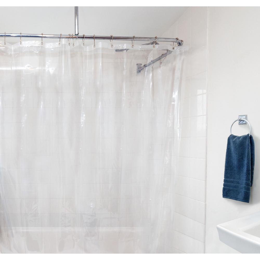 70 X 72 Bath Bliss Clear Shower Liner, What Are Clear Shower Curtains Made Of