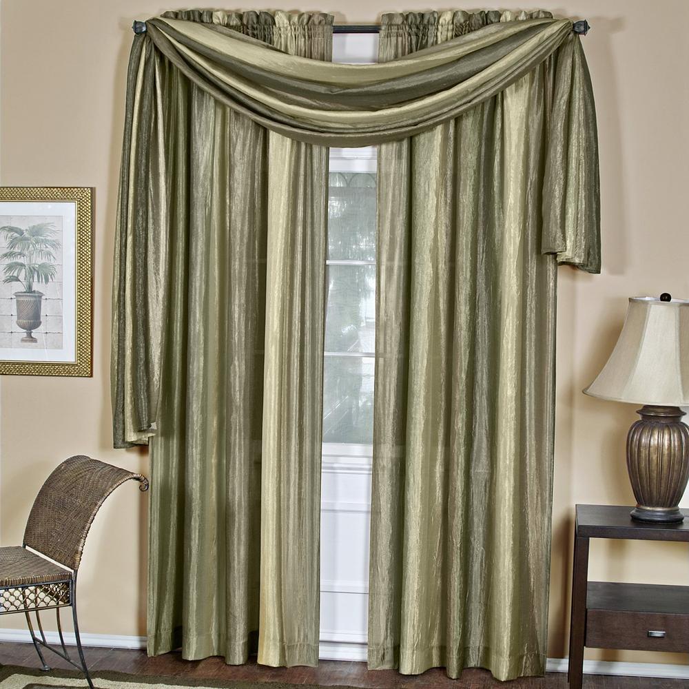 Achim Semi Opaque Ombre Polyester 50 In W X 144 In L Scarf