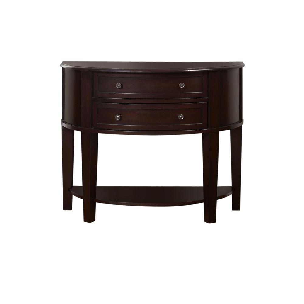 Furniture Of America Annabell Espresso 2 Drawer Console Table Idf Furniture Of America Annabell Espresso 2 Drawer Console Table