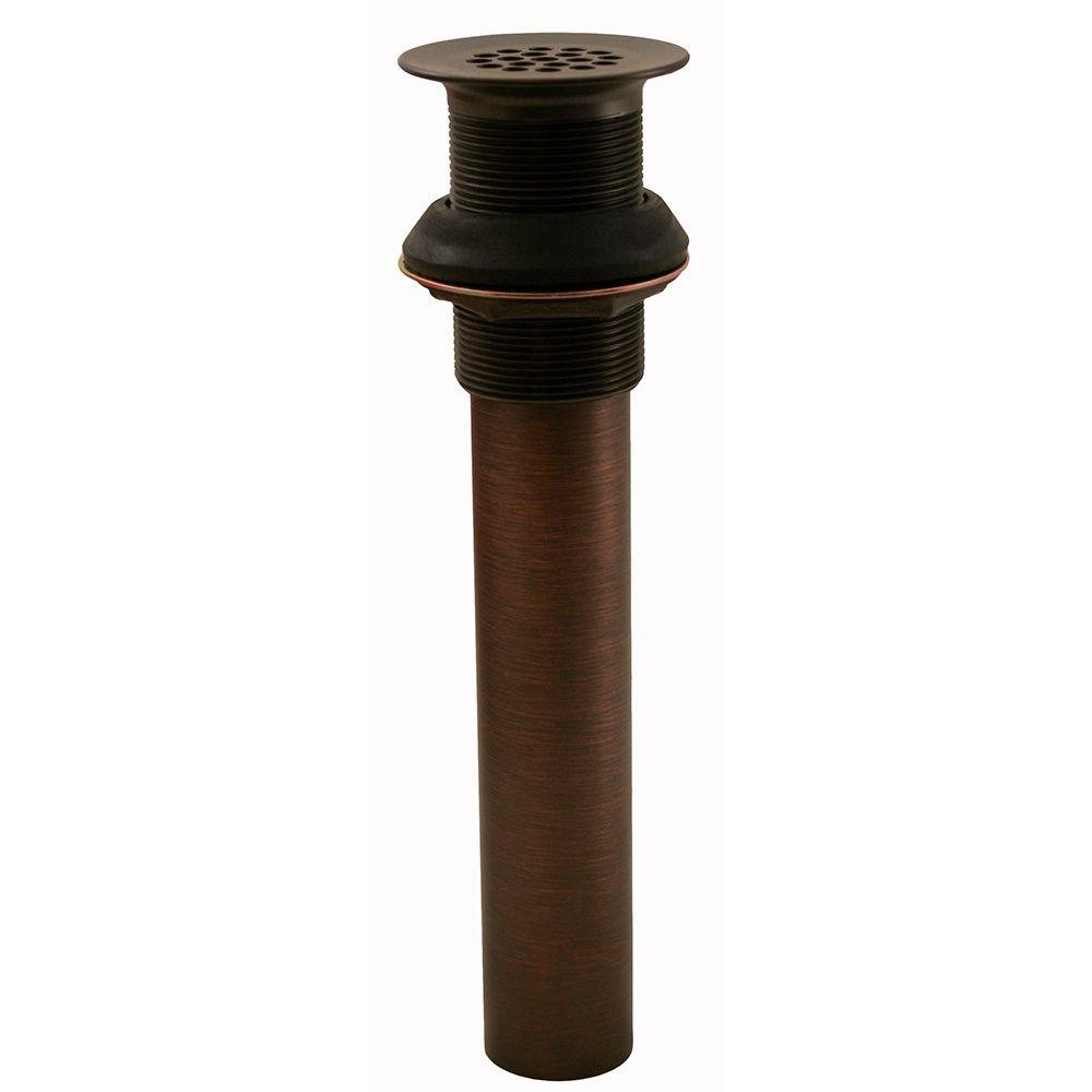 Jones Stephens Lavatory Grid Drain without Overflow in Old World Bronze