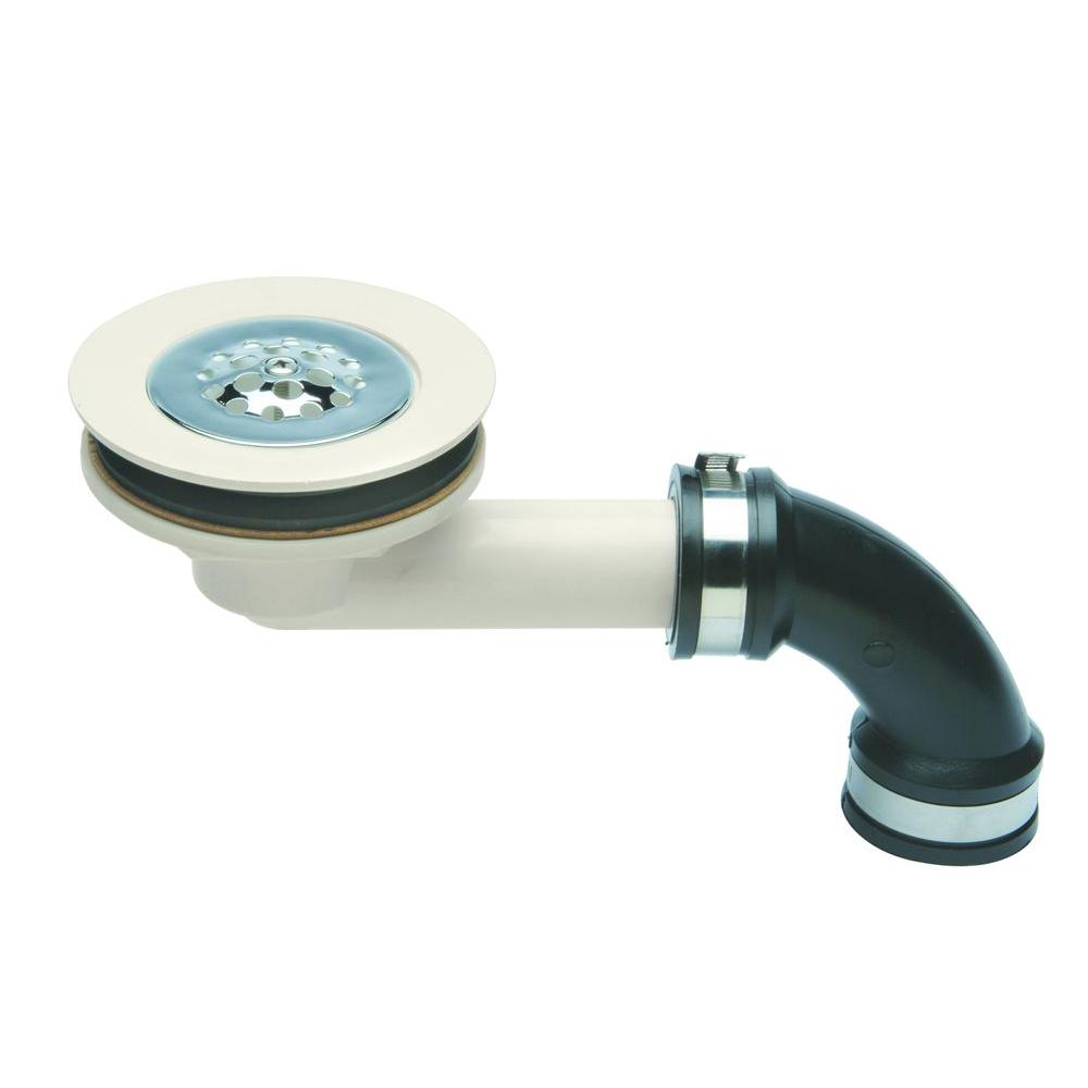 Mustee Drain Kit In Bone 60 300abn The Home Depot Drain Kit In Bone