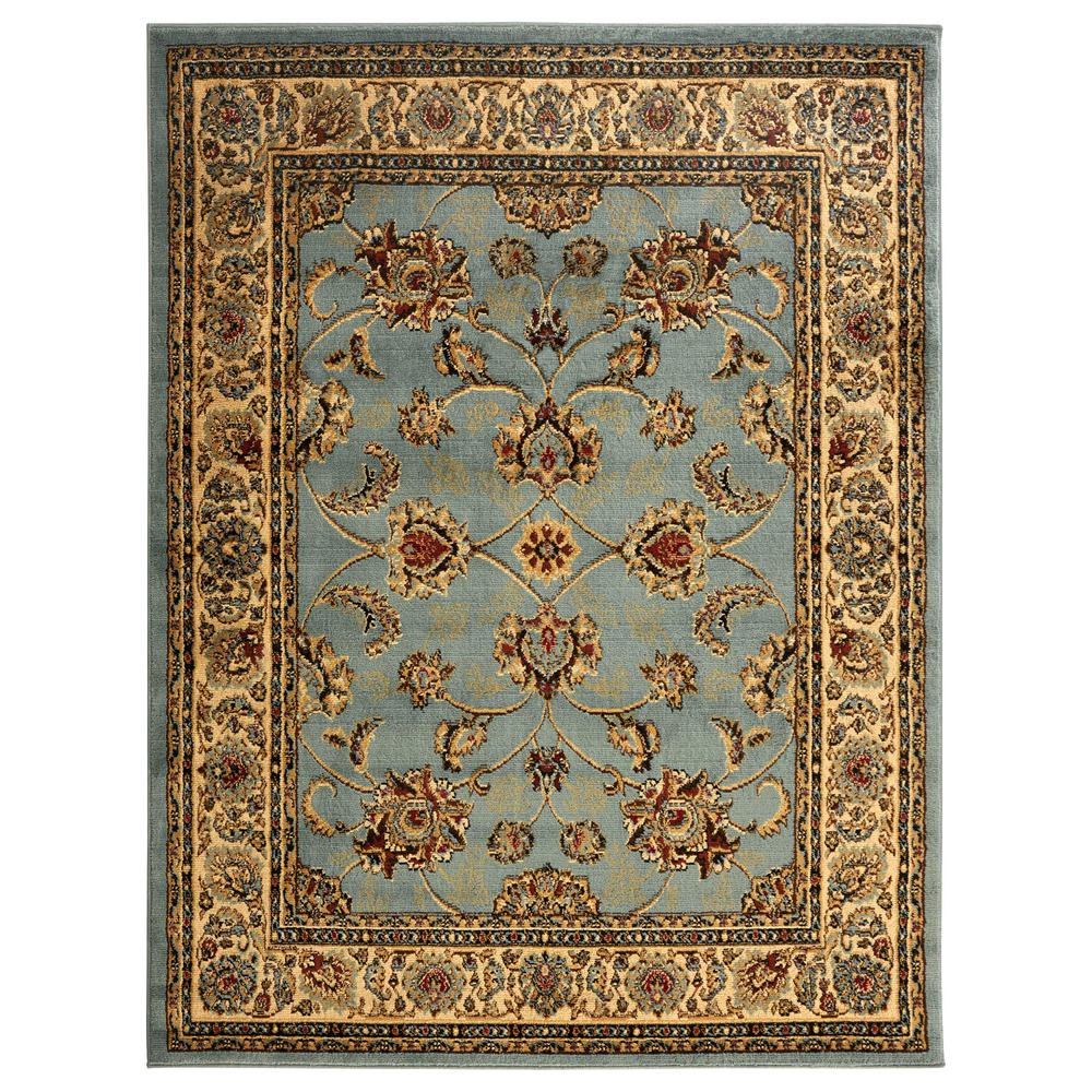 Home Dynamix Bazaar Luminous Ivory 7 Ft 10 In X 2 King Collection Mahal Oriental Blue Teal 7 Ft 10 In X 9