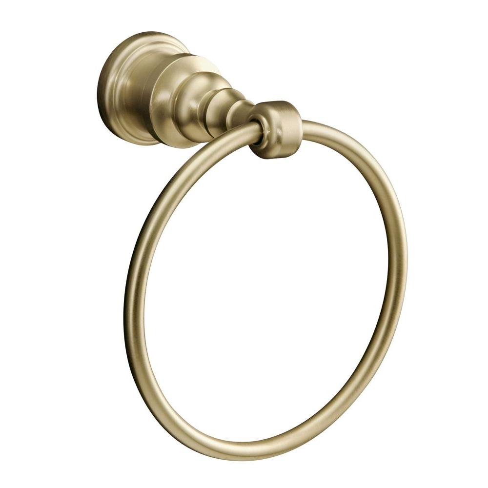 KOHLER Bronze Towel Rings Bathroom Hardware The Home Depot