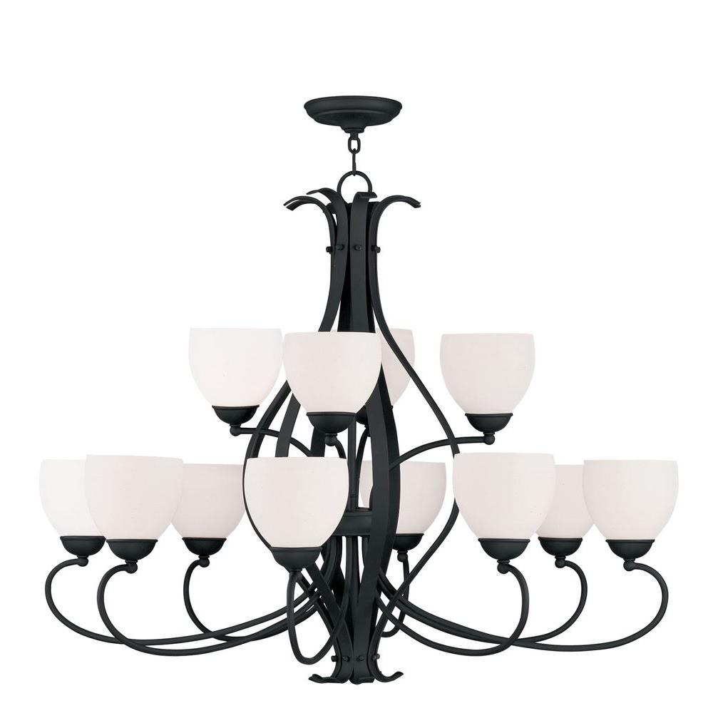 Bel Air Lighting Stewart 5 Light Black Incandescent Ceiling Providence 12 Light Black Incandescent Ceiling Chandelier