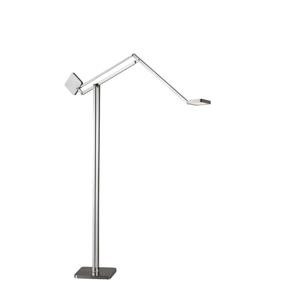 Adesso Ads360 Cooper 69 In Integrated Led Brushed Steel Floor Lamp Adesso Ads360 Cooper 69 In Integrated Led Brushed Steel Floor Lamp