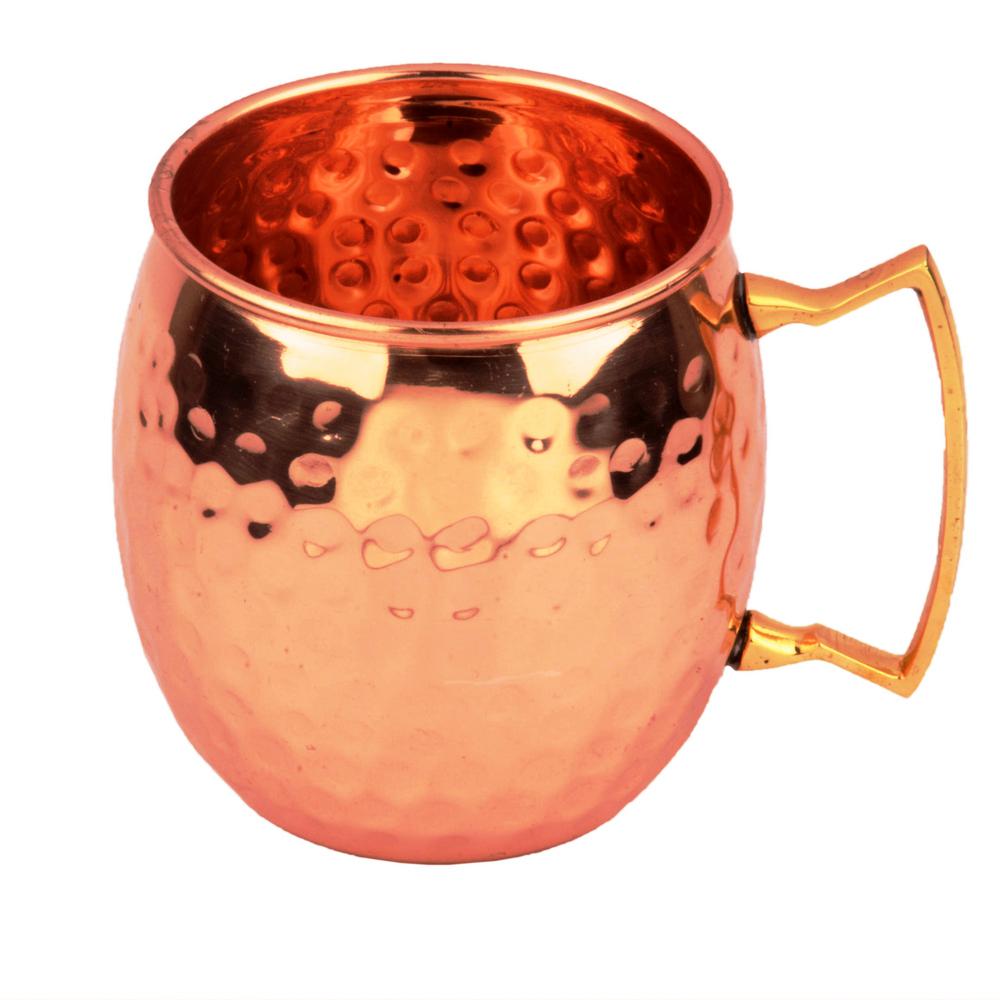 Old Dutch 16 oz. Solid Copper Hammered Moscow Mule Mug with ...