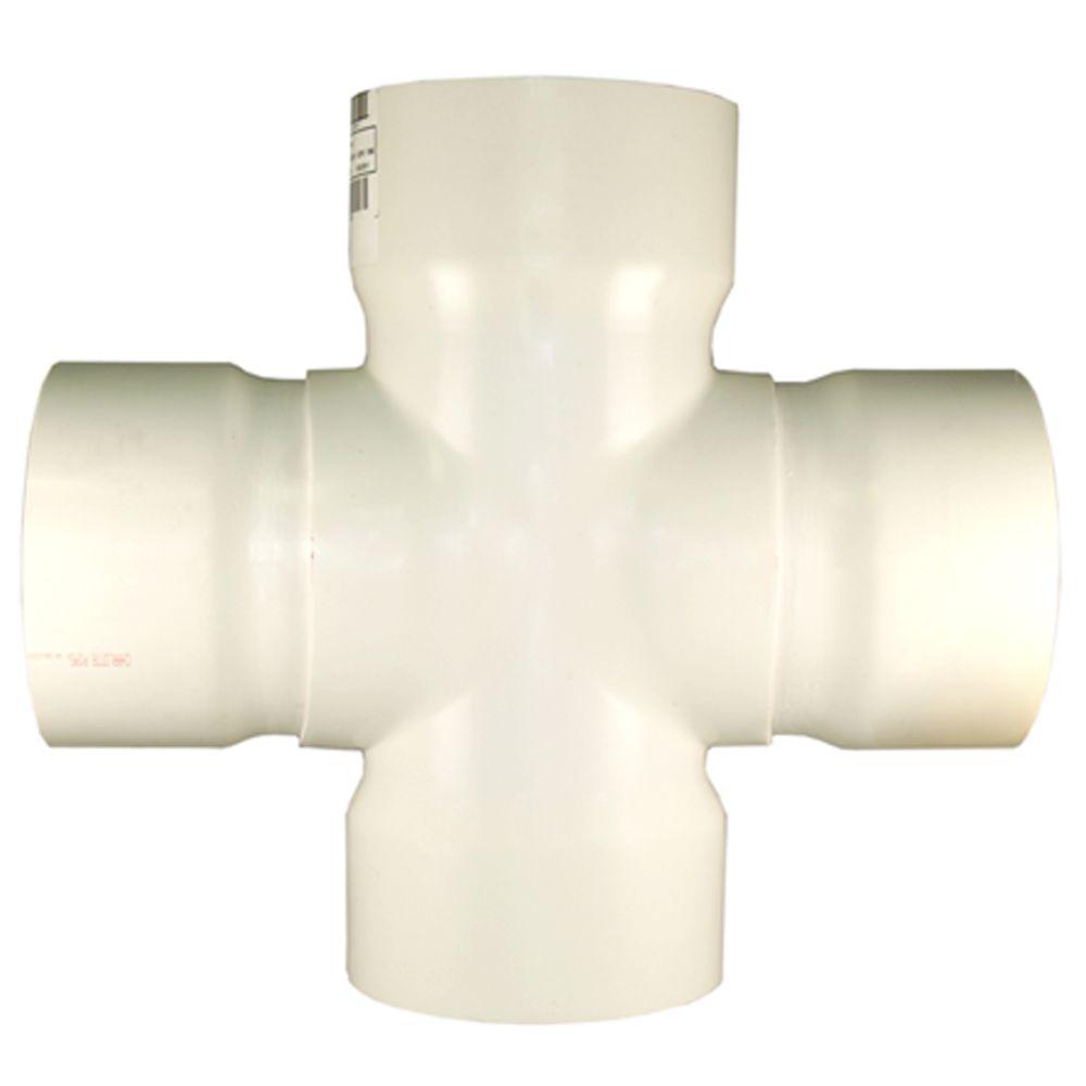 Charlotte Pipe 12 in. PVC DWV LargeDiameter Straight TeePVC 00400A