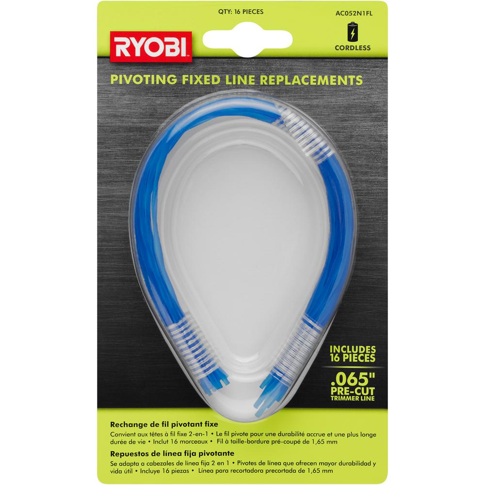 RYOBI Replacement Fixed Line for 2-in-1 String Head ...