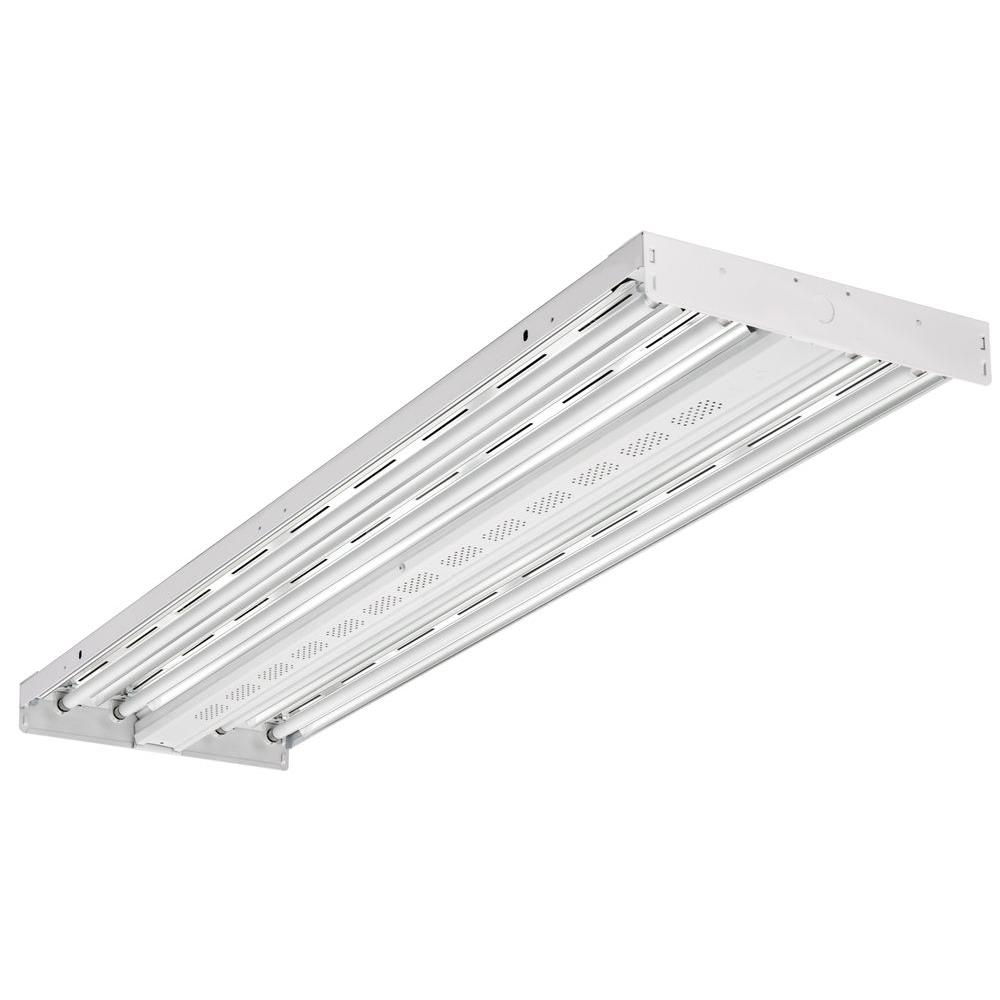 UPC 745977144141 product image for Lithonia Lighting Work Lighting 4-Light White Fluorescent T5 High Bay IBZT5 4 | upcitemdb.com