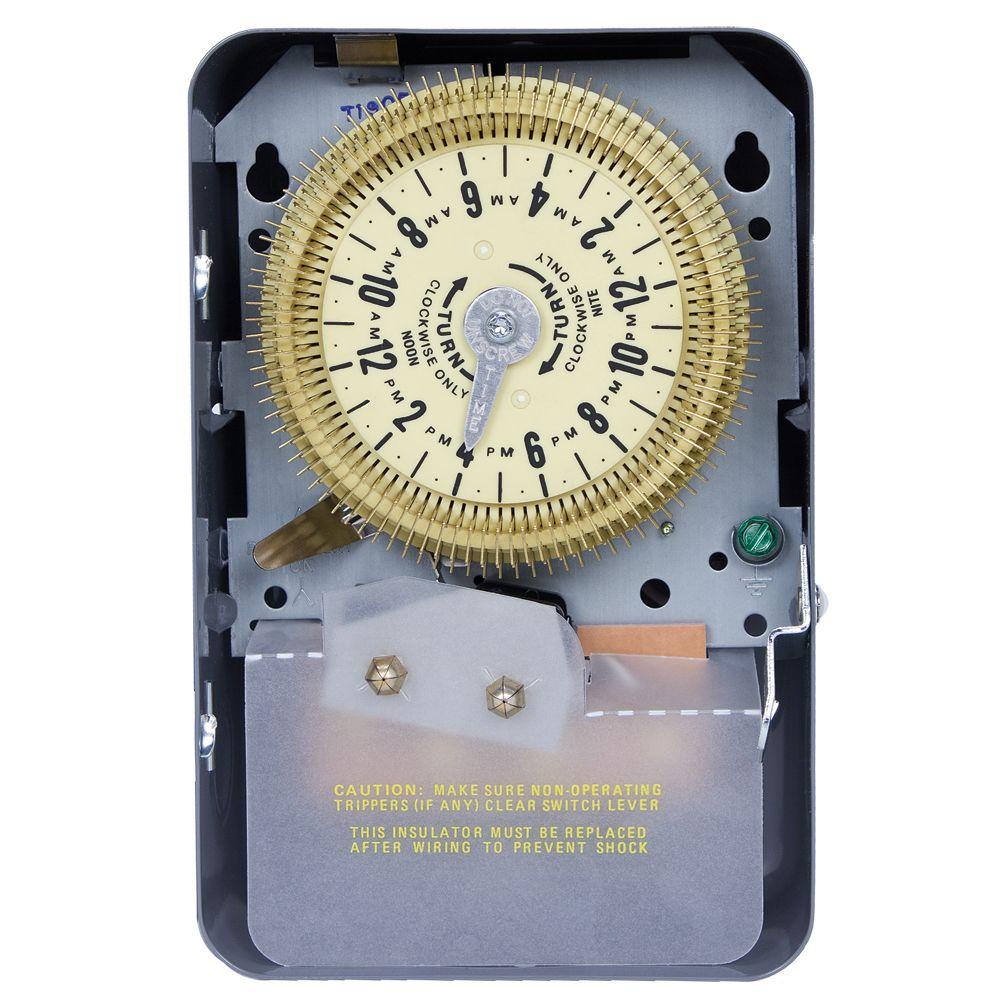 Intermatic T1900 Series 20 Amp 24Hour Mechanical Time Switch with