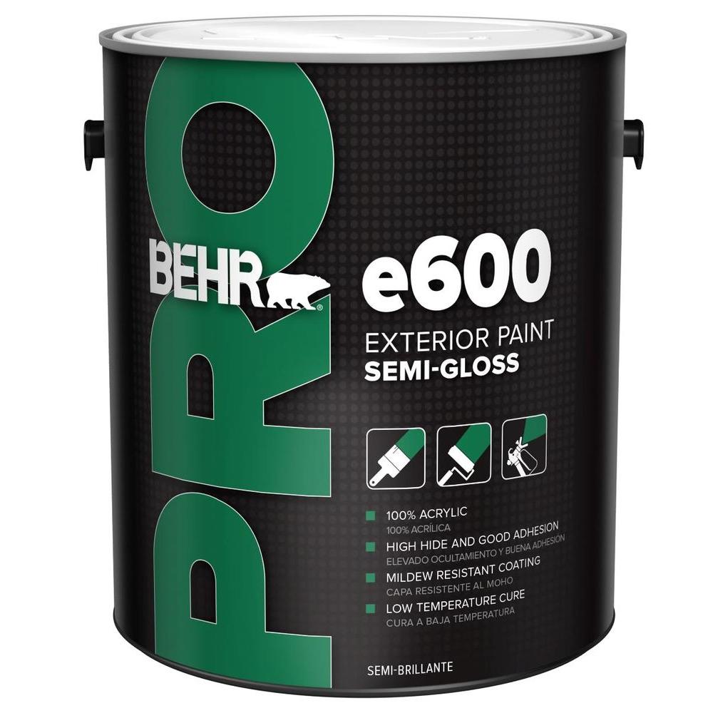 behr e600 exterior paint flat