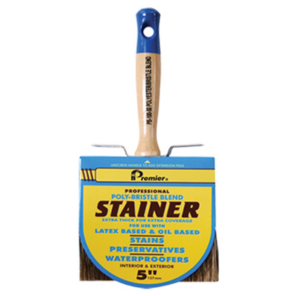 Wooster 4 in. Oil and Stain Polyester Bristle Brush0040540040 The