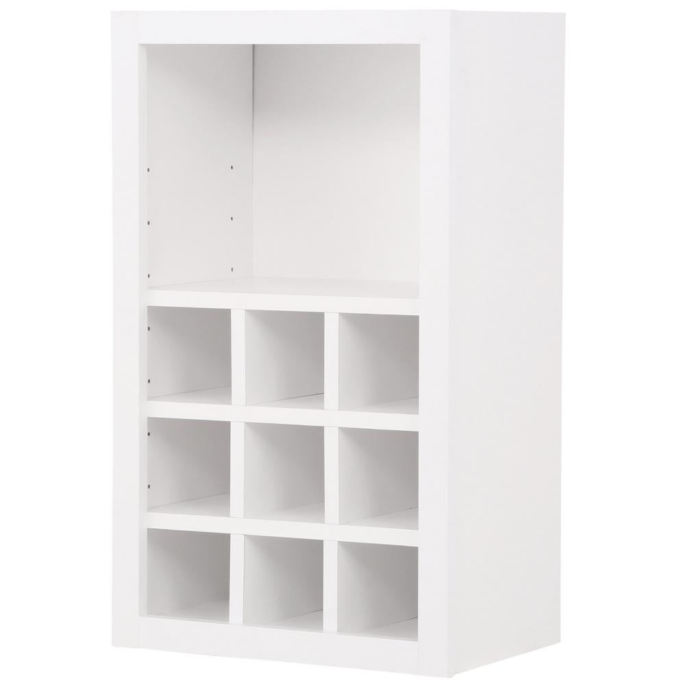 Hampton Wall Cabinets In White Kitchen The Home Depot Hampton Bay Shaker Embled 18x30x12 In Wall Flex Kitchen Cabinet With Shelves And Dividers Satin White