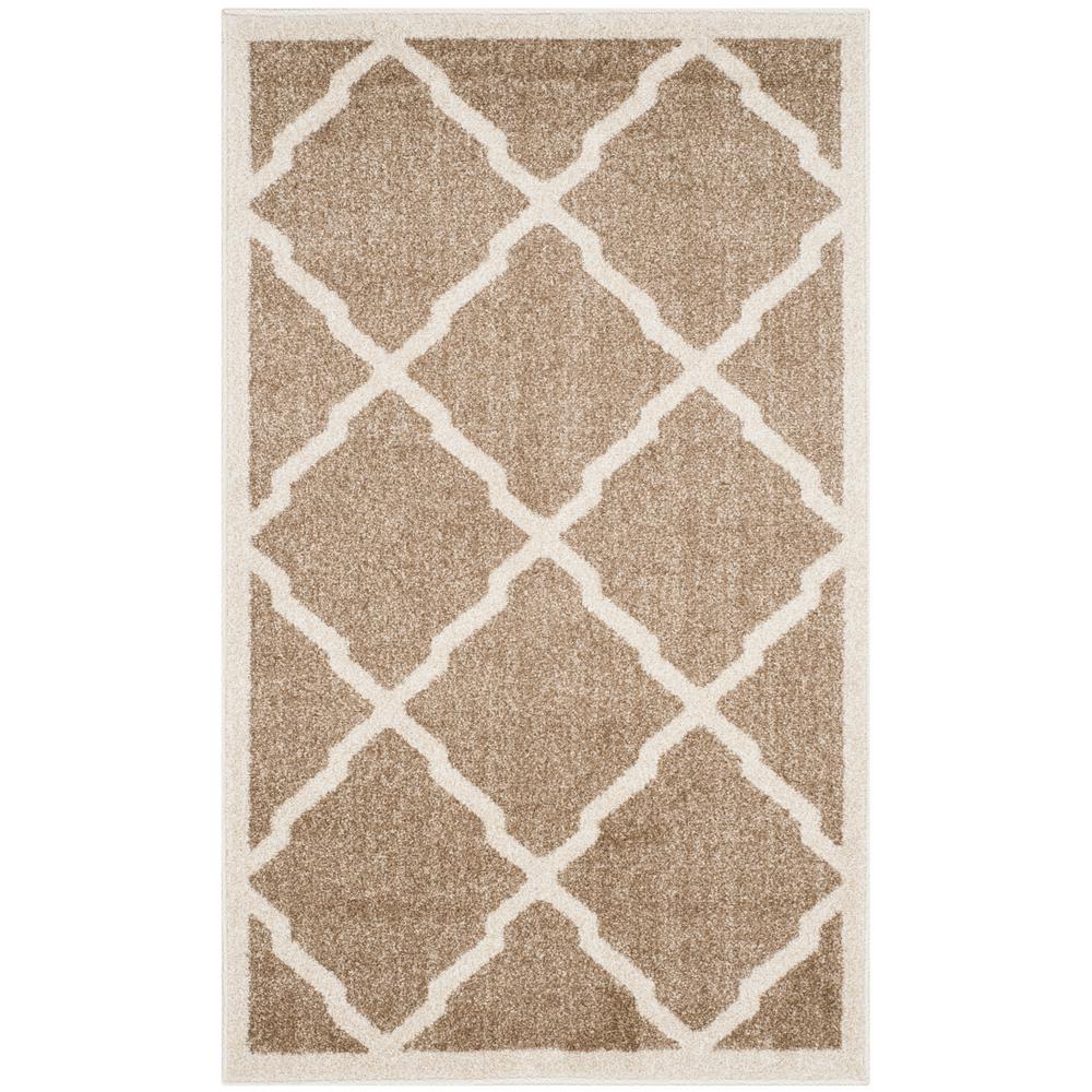 Safavieh Amherst Wheat Beige 3 Ft X 4 Indoor Outdoor Area Rug