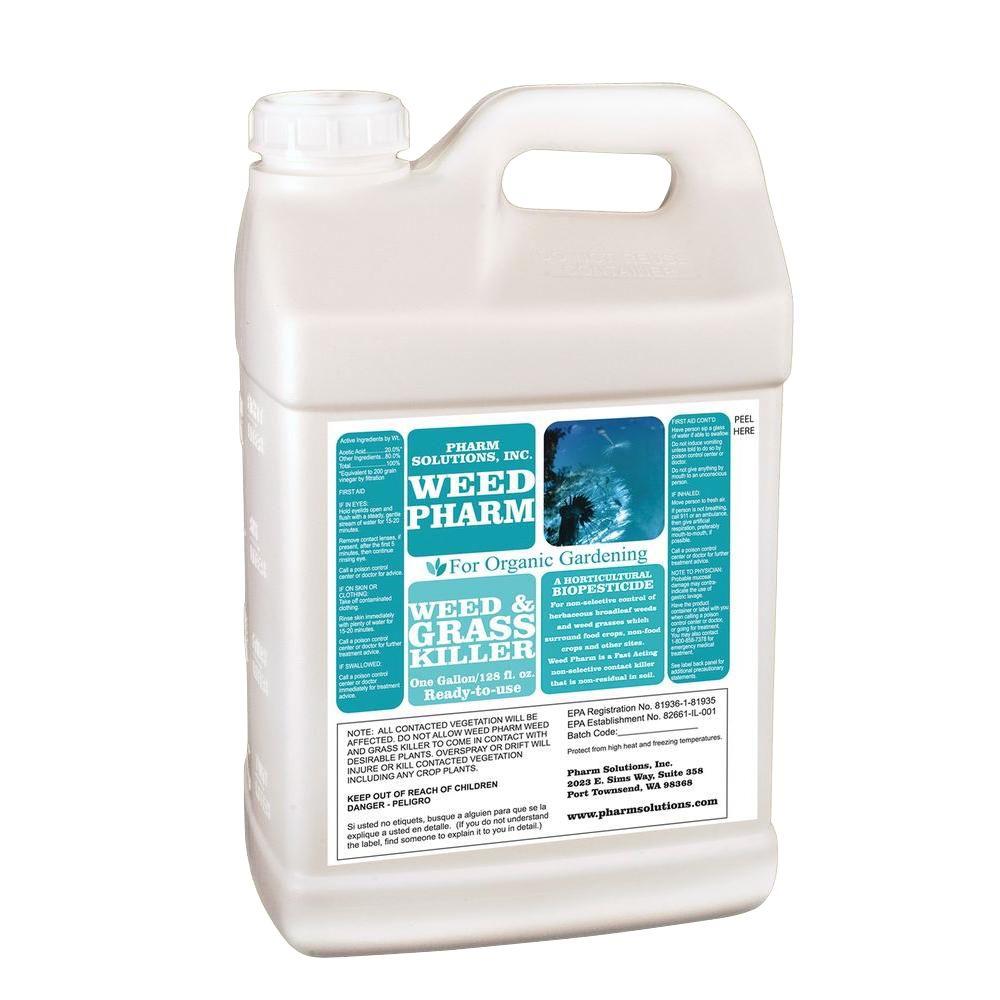 Weed Pharm 1 Gal. Organic Weed and Grass KillerWPG00011 The Home Depot
