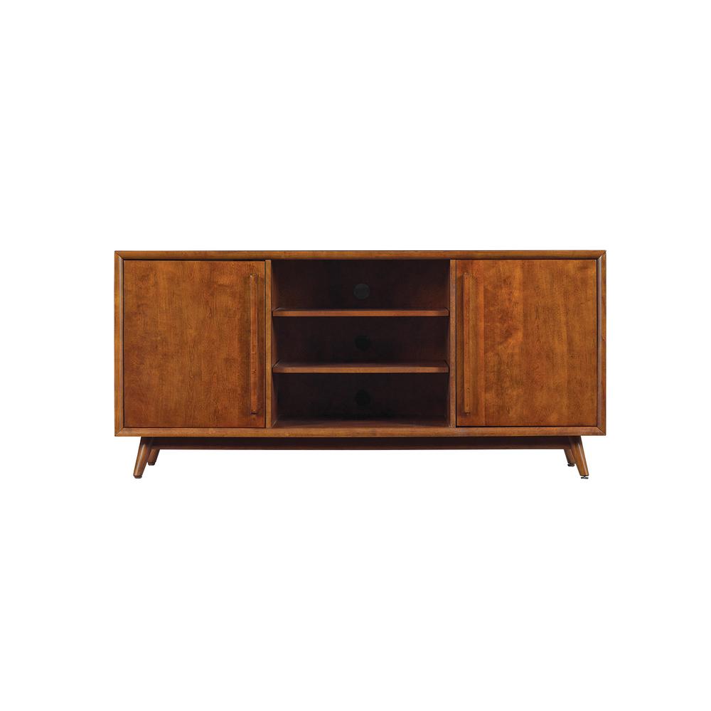 Bell'O Leawood TV Stand for 60 in. TVs in Mahogany Cherry ...